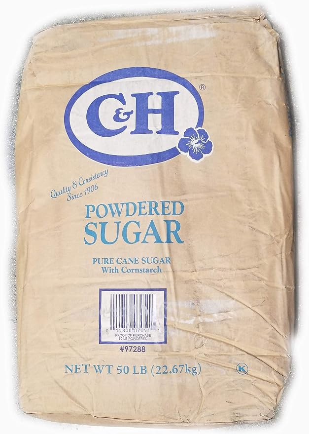 C&H Powdered Sugar 50 Lb