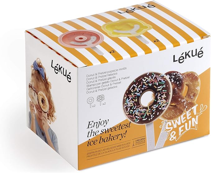 Lékué Pretzel & Donut Ice Cream, Silicone