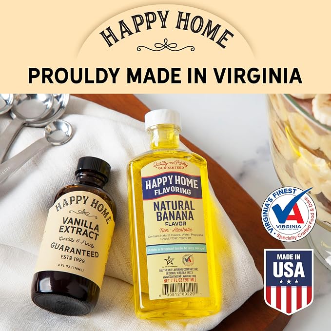 Happy Home Premium Natural Peach Flavor - Certified Kosher, 4 oz.