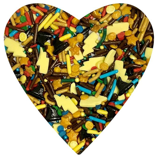 COOL MOM SPRINKLES Wizard Sprinkles (4 oz.) – Harry Potter Birthday Themed Sprinkles for Decorating Cakes, Cupcakes, Cookies & Desserts – Mixed in the USA/Gluten-Free