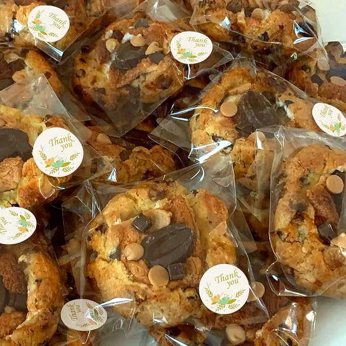 400 Pcs Cellophane Bags, 3x5" 2.8 Mils Cookie Bags for Packaging, Small Cellophane Bags Self Adhesive, Cello Bags Small Clear Plastic Bags for Candy, Dessert, Bakery,Jewelry, Crafts