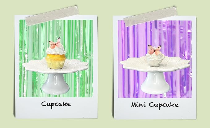 Sugar Robot Inc. Edible Butterflies Small Size Premium Crafted Made in the USA Cake and Cupcake Toppers, Decoration (Rainbow)