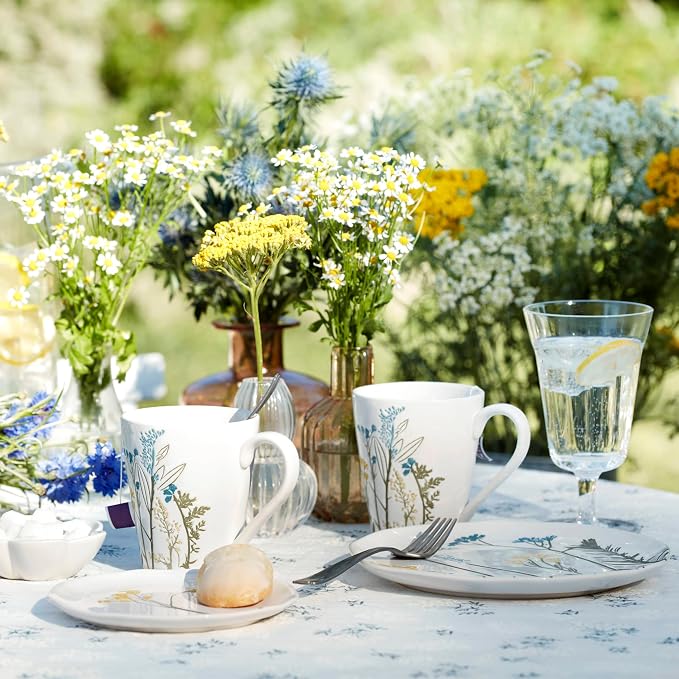 Lenox 896638 Wildflowers Mugs, Set of 4