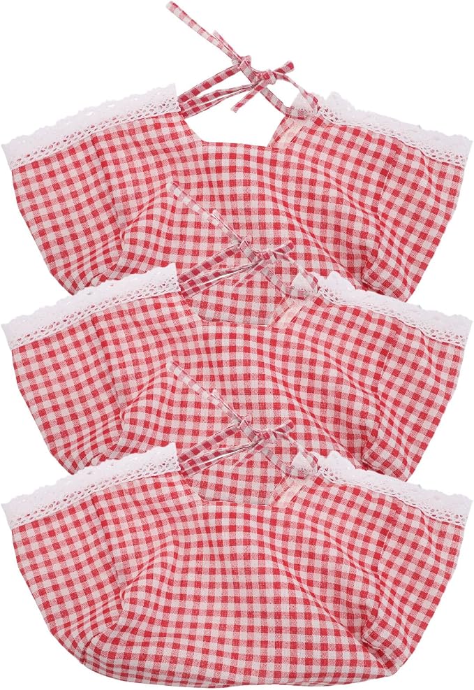 KICHOUSE 3pcs Basket Cloth Liner: Rattan Basket Cloth Liner Replacement - Wicker Storage Bin Fabric Insert For Organizing Kitchen Fruit Bread