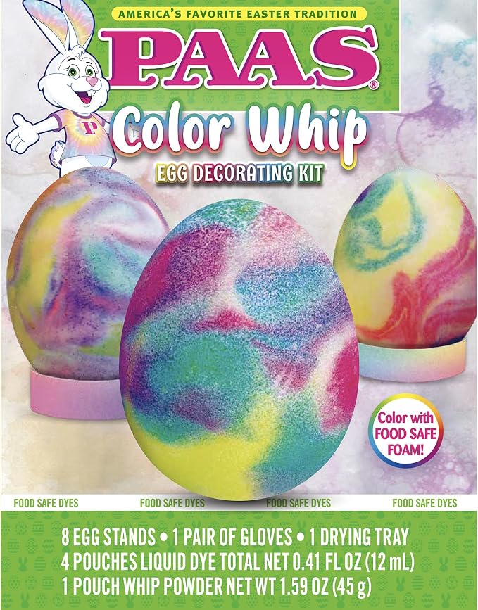 PAAS Color Whip Easter Egg Decorating Kit - America's Favorite Easter Tradition