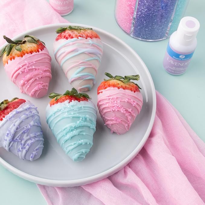 Sweets Indeed Pastel Colored Sugar 6 Cell Set – Decorative Sanding Sugar for Baking & Decorating, Cupcakes, Cookies, Cakes & Desserts – Spring Easter Baking Decorations – 6.45 oz