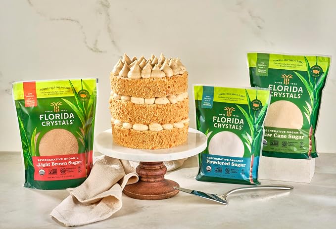 Florida Crystals Regenerative Organic Sugars, Baker's Collection (Pack of 3)