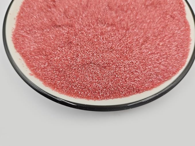 Edible 5 Ounce Fine Decorative Rose Gold Sanding Sugar Sprinkles for Baking, Sparkling Crystals for Cakes, Cookies, Cupcakes, Ice Cream Topping and Rimming Sugar