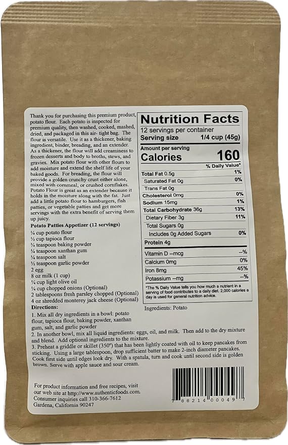Authentic Foods Potato Flour