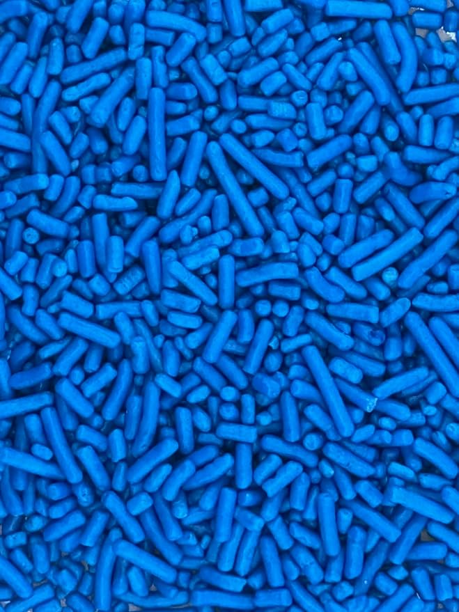 Blue Sprinkles 4oz pack for Baking Cakes, Cupcakes, Cookie Decorations, Ice Cream and Donut Toppings Edible Decorating Baking Supplies (Blue)