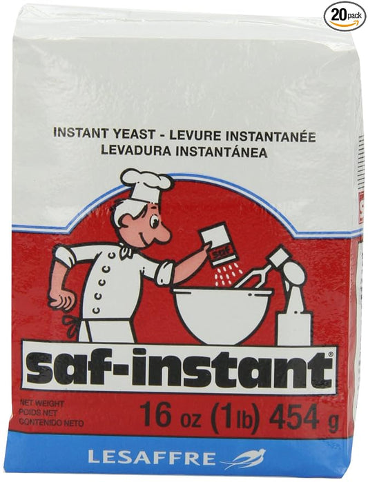 Saf Instant Yeast, 1-Pound Pouches (Pack of 4)