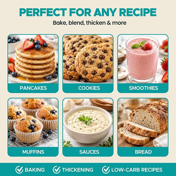 Jans Organic Coconut Flour, 1.1 lb – Gluten Free Coconut Flour, Keto & Paleo Friendly, High Fiber Low Carb Baking Flour Substitute, USDA Organic, Unbleached & Unrefined, Vegan