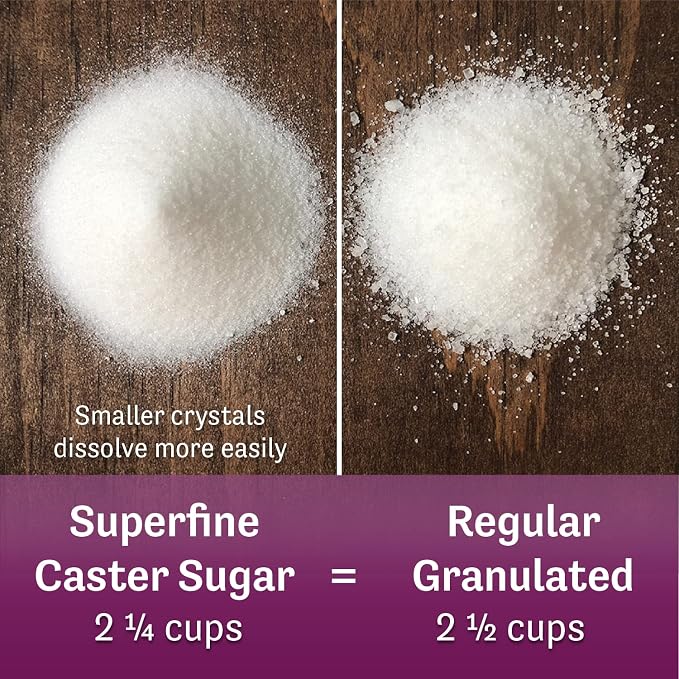 Judee's Gluten Free Superfine Caster Sugar - Tea & Coffee Sweetener - Gluten-Free Baking Sweetener - Pack of 8, 5 lb Pouches (40 lb)
