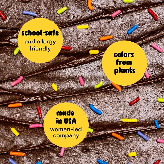Supernatural Rainbow Softies Natural Sprinkles, Made in USA, No Artificial Dyes, Soy Free, Gluten Free, Vegan, 3oz