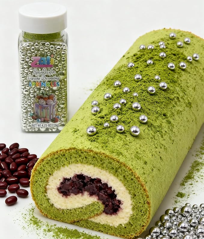 Silver Pearl Sugar Sprinkles-26 Styles Mixed Size Round, Edible Candy | 26 Styles Mixed Size Round, Edible Candy, Edible Candy Pearls, For Cakes, Cupcakes, Cookies, Donuts & Ice Cream