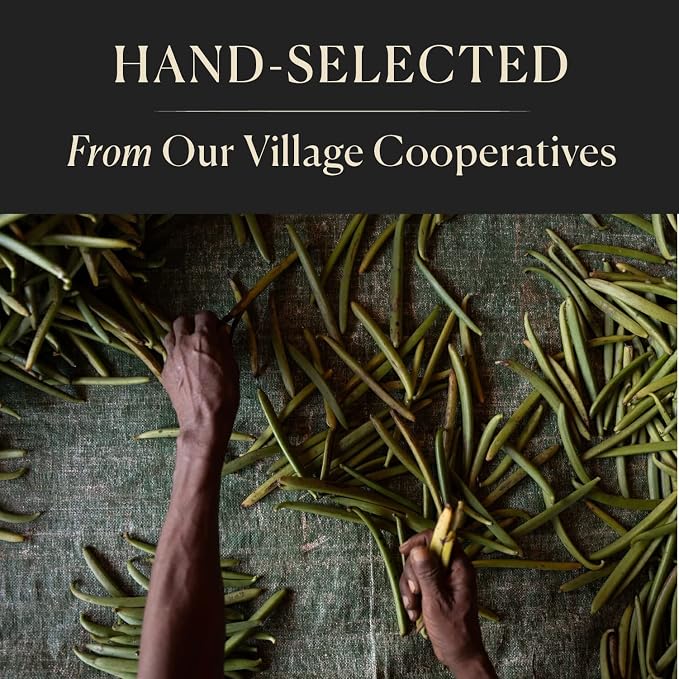 50 Organic Madagascar Whole Vanilla Beans, Grade A Vanilla Pods, Premium Vanilla Beans for Making Extract & Baking - Cook’s
