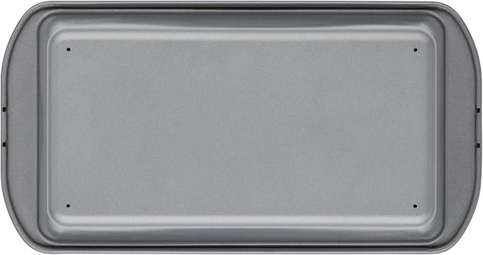 Farberware GoldenBake Bakeware Nonstick Meatloaf/Loaf Pan Set, Insulated, Two 9-Inch x 5-Inch, Gray