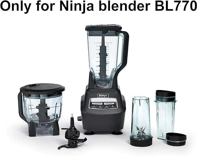 Genuine Ninja BL770 replacement parts (64oz Food Processor Bowl Attachment Kit)