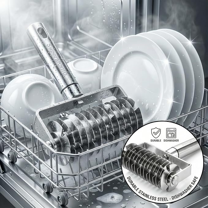 lattice pastry cutter-Pastry Lattice Roller Cutter -Create perfect lattice dough at home for pies, pizza, bread, and Beef Wellington.
