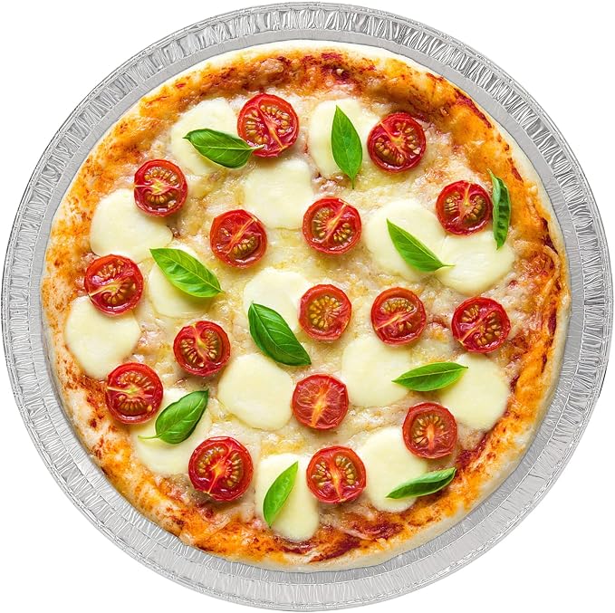 Waytiffer 9" Pie Pans (30pack) - Disposable Aluminum Foil Pie Tins,Heavy-duty, Baking Tin Plates, Standard Size