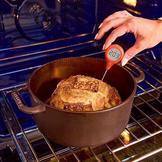ThermoWorks ThermoPop 2 — Best Value Instant Read Thermometer - Cayenne Pepper Red