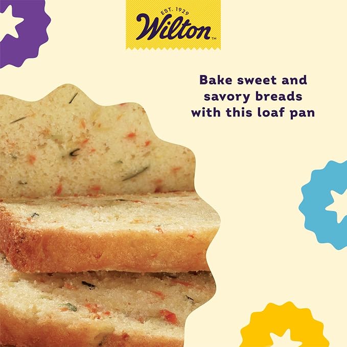 Wilton Platinum Non-Stick Loaf Pan - Stainless Steel Bakeware - Perfect for Baking, Roasting & Cooking - Made without PFAS - Packaging May Vary - 9 x 5 x 2.75 Inches