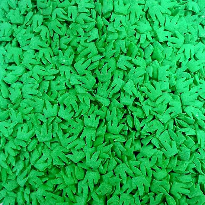 PhilaeEC Green Grass Sprinkle for Cake Decoration Edible Football Field Theme Party Cake Baking Cookie Cupcake Toppers Decoration St Patricks Valentines Halloween Christmas Supplies