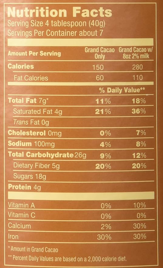 Grand cacao Guittard Drinking Chocolate, 10 oz (Pack of 2)