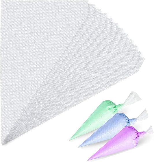 Disposable Small Piping Bags 8 inch 100pcs, Mini Piping Bags, Pastry Piping Bags for Cream Frosting, Icing Bags for Cake and Dessert Decorations Cake Decoration and Desserts