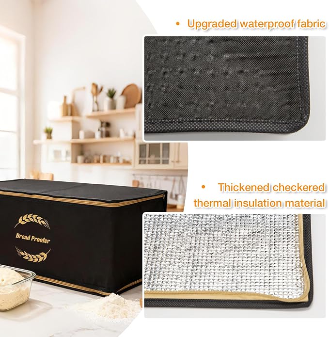 Sourdough Warming Mat with Bread Proofer Warming Box, Sourdough Heating Mat Used to Provide Sufficient Temperature for Bread Proofing, Sourdough Warming, Sourdough Heating, Dough Riser