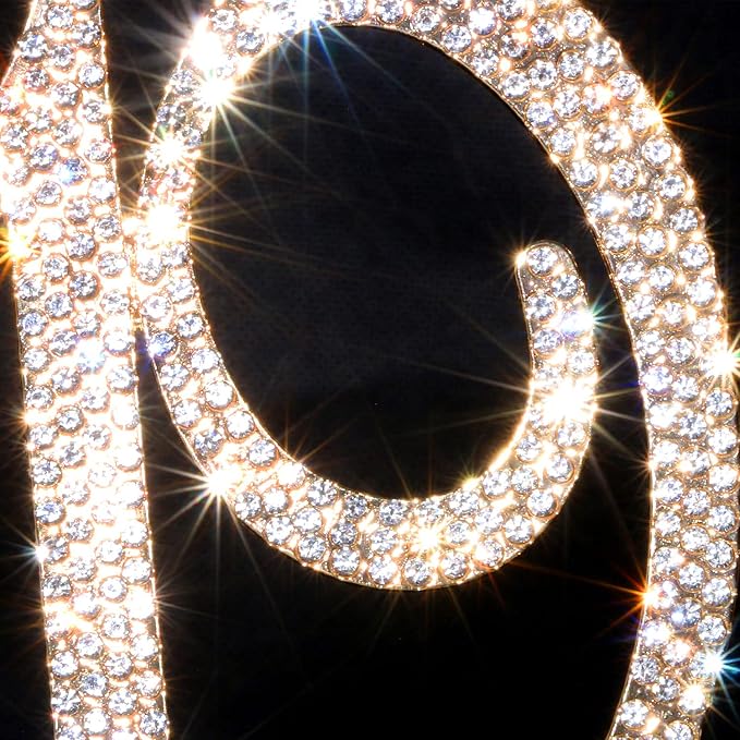 19 cake topper Premium Bling Rhinestone Diamond Gems for Birthday or Anniversary Party Decoration Ideas