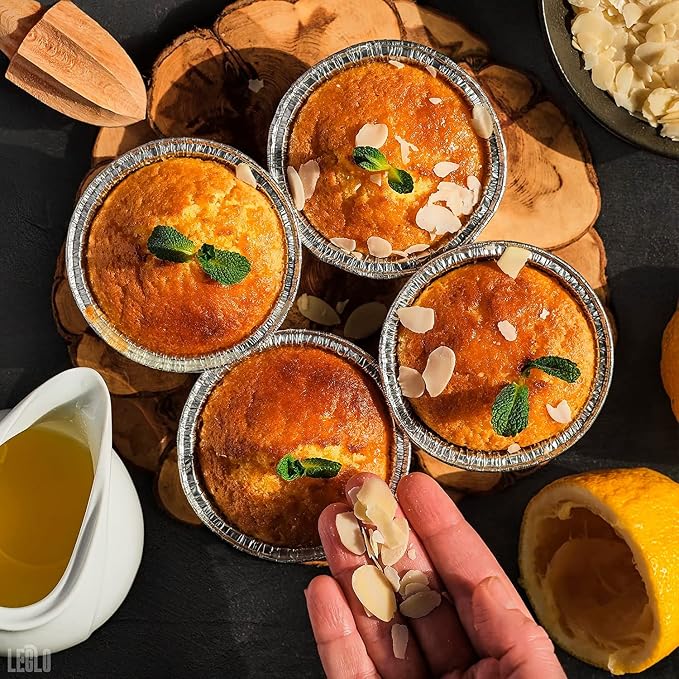 Mini Pie Tins 2.9 Inch - 200 Pack Disposable Aluminum Foil Pie Pans | Durable & Stackable, Freezer & Oven-safe for Holiday Baking & Easter Desserts, Meal Prep | Great Seasonal Easter Gifts for Bakers