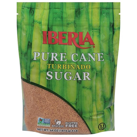 Iberia Pure Cane Raw Turbinado Sugar, 4 lb.