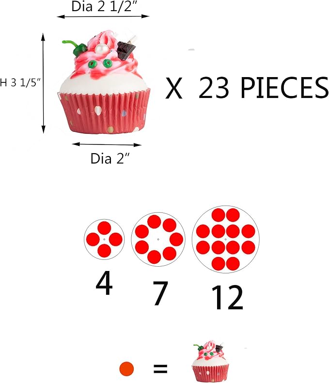 YestBuy 3 Tier Round Cupcake Stand, Acrylic Cake stand, Cupcake Tower Stand, Premium Cupcake Holder For 23 Cupcakes, Display for Pastry Wedding Birthday Party (4.7" between 2 layers)