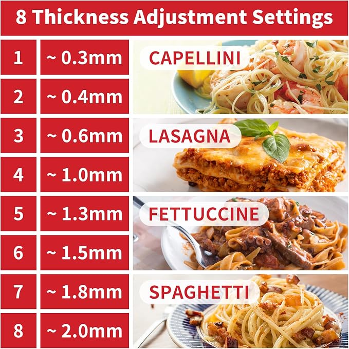 All Metal 3 In 1 Set Pasta Maker Attachment for KitchenAid, Included Pasta Sheet Roller, Spaghetti Cutter, Fettuccine Cutter Maker Accessories And Cleaning Brush