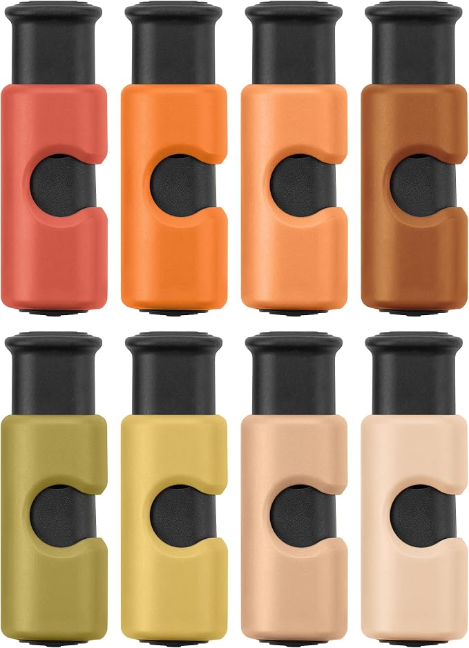 Mr. Pen- Squeeze and Lock Bread Bag Clips, 2.4 Inch, 8 Pack | Multicolor Squeeze Lock Clips, Reusable Bag Closures for Bread, Snacks, Coffee, Food Storage, Fits Thick and Thin Bags