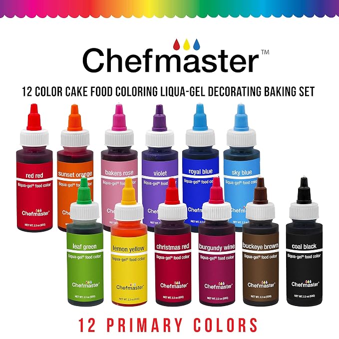 Chefmaster Liqua-gel Variety Pack