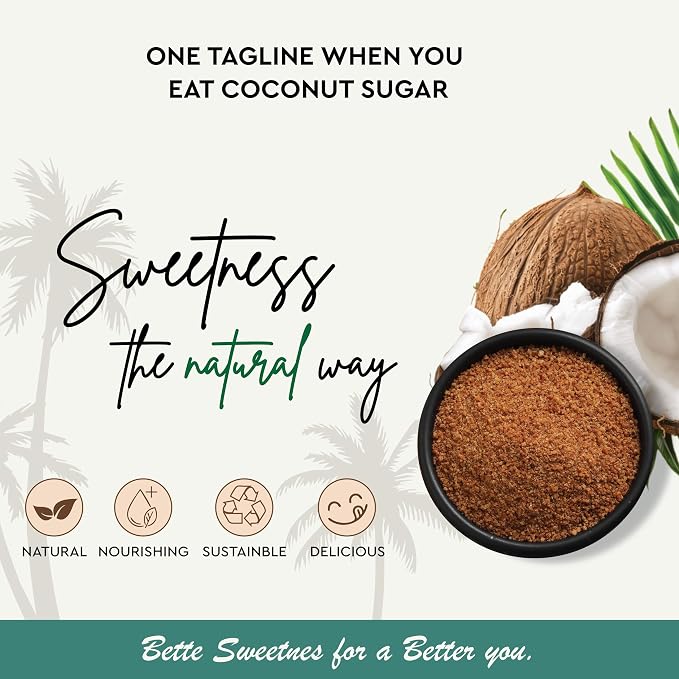 Rasika Organic Coconut Sugar, Unrefined Low Glycemic Sweetener Coconut Sugar for Baking Cooking & Beverages Cocunut Sugar Vegan, Gluten-Free, Non-GMO, Cane Sugar Alternative (300Gms)