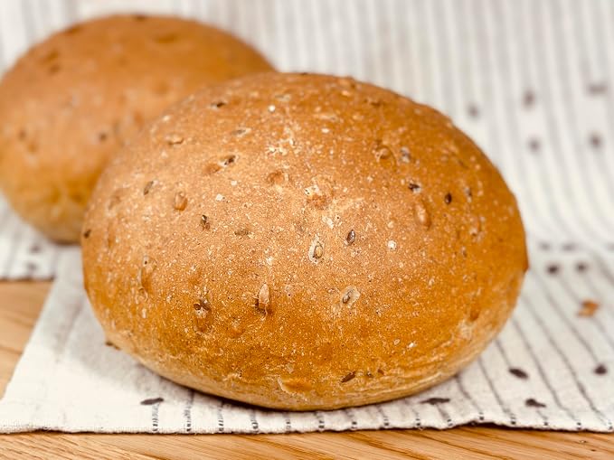 Molibake Multigrain Bread Mix – Premium All-Natural Baking Mix for Bread Machine and Oven – 15 oz – Gourmet Blend with Sunflower Seeds, Brown Flax, Pumpkin Seeds, Oat Flakes, Rye, Barley Malt, Wheat Bran – Easy-to-Use Bread Maker Mix for Homemade Baking