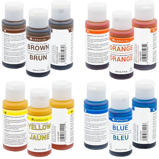LorAnn Liquid food Color Assortment