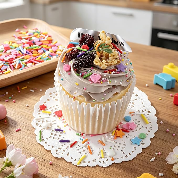 Rainbow Sprinkles Star Heart Sprinkles, Edible Ice Cream Sprinkles Mixed Rainbow Confetti Jimmies, 4.3oz Pride Sprinkles for Cakes Cupcakes