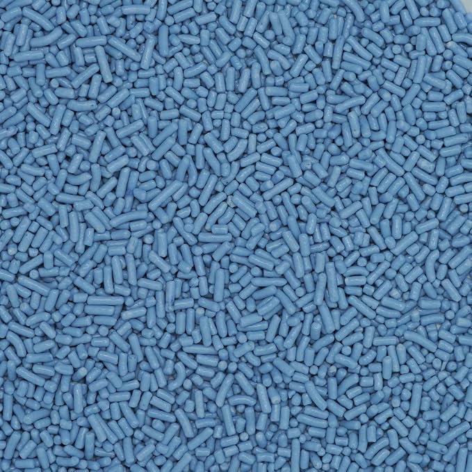 Sprinkles Edible Soft Jimmies Soft Sprinkles for Topping Ice Cream, Cookies, Cakes, Cupcakes, Dessert Decorating MADE IN USA 4 oz (LIGHT BLUE)