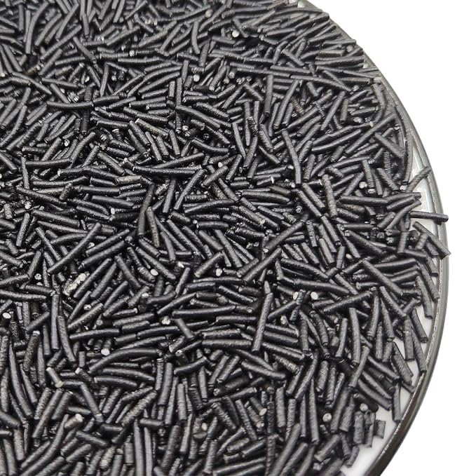 Jimmies Sprinkles, Edible Jimmy Sprinkles, Black Crunchy Jimmies Mix for Cake Decorating, Edible Cookie Cupcake Decorations for Halloween Baking and Holiday Party Treats