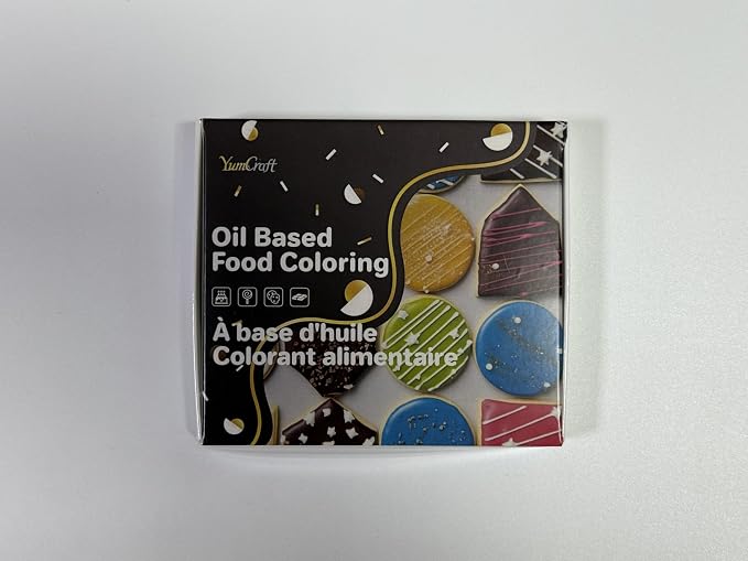 Oil Based Food Coloring for Chocolate - 12 Vibrant Color Food Coloring for Chocolate, Candy Melts, Buttercream, Frosting - Fat Soluble Food Color Dye for Baking, Fondant - 0.2 Fl. oz (6 ml)/Bottles