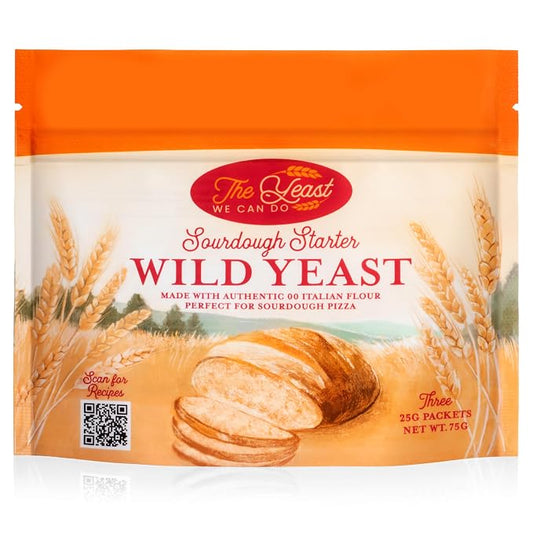 The Yeast We Can Do Dehydrated Sourdough Starter Kit – 3 Pack Active Dry Starter Culture (75g Total) – Fast Activation, Long Shelf Life, Never Lose Your Starter – Easy Bread Baking, No Commercial Yeast, Made in USA