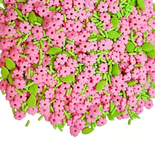 HeDeon&Rles National Cherry Blossom Festival Candy Sprinkles for Baking Edible Cake Decoration Icing Bread Pancake Cupcake Topper Wedding Birthday Christmas Halloween Supplies