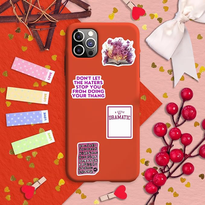 100Pcs Burn Book Stickers for Water Bottle, Laptop - MEA Girls Stickers, Burn Book Party Supplies & Decorations, Merch, Gifts for Women & Men