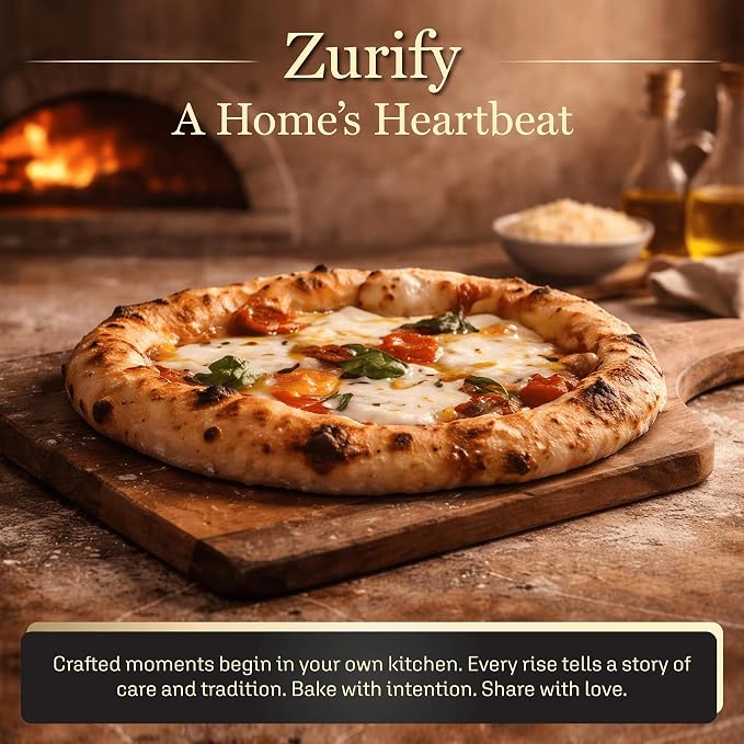 Pizza Dough Proofing Box - Sourdough storage container System with 2 Lids, Stackable 17.5"x11.8"x3.5" bread containers with full accessories 2-Pack by Zurify®