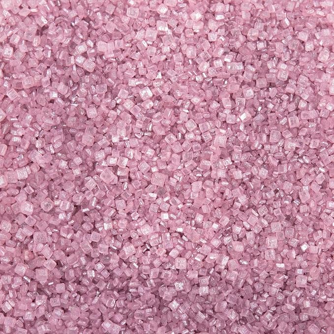 Brew Glitter - Rose Gold Pearl Rimming Sugar (1LB, 1x Resealable Bag) Cocktail Garnish for Mixed Drinks & Refreshments