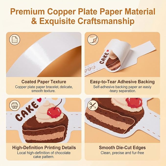 100 Pcs Food Baking Stickers Decorative Packaging Self Adhesive Sealing Labels Cookies Cakes Bakery Stickers Tamper Evident Seals Stickers Labels Tag